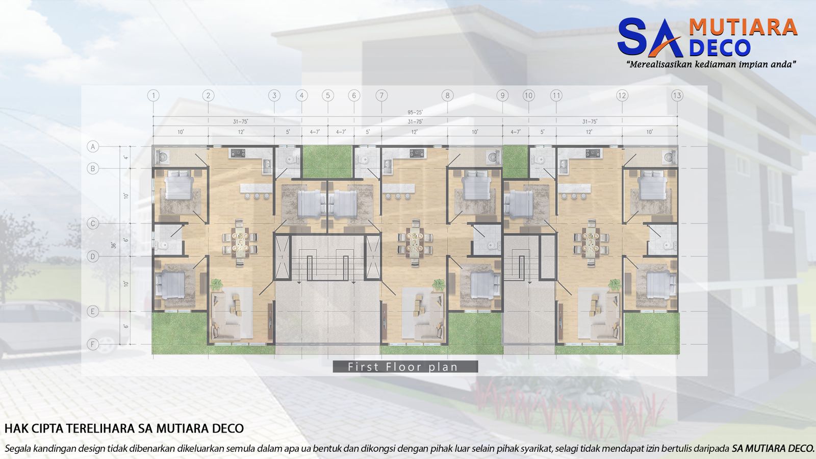 Mutiara Sutera 900 - Floor Plan